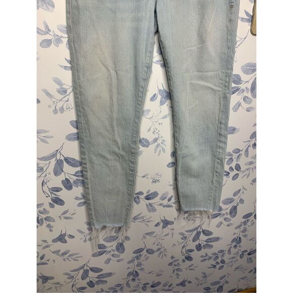 Frame Le Garcon Distressed Cropped Mid Rise Skinny Jeans Size 26 - Picture 5 of 9